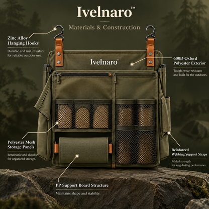 Ivelnaro™ FieldKitchen Hanging Camp Organizer