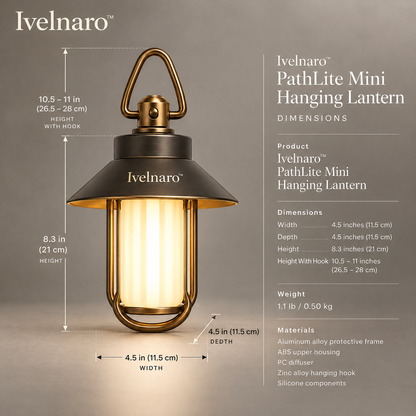 Ivelnaro™ PathLite Mini Hanging Lantern