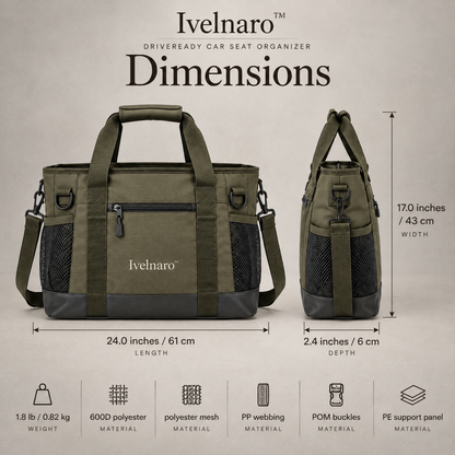 Ivelnaro™ DriveReady Car Seat Organizer